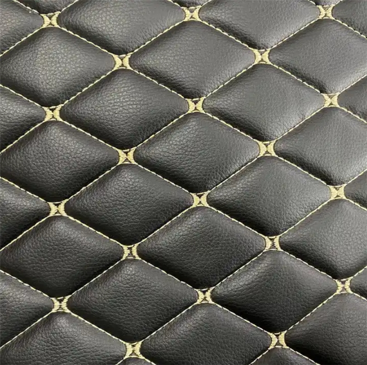 Embroidery PVC Synthetic Leather Fabrics Embroidery PVC Synthetic Leather Fabrics